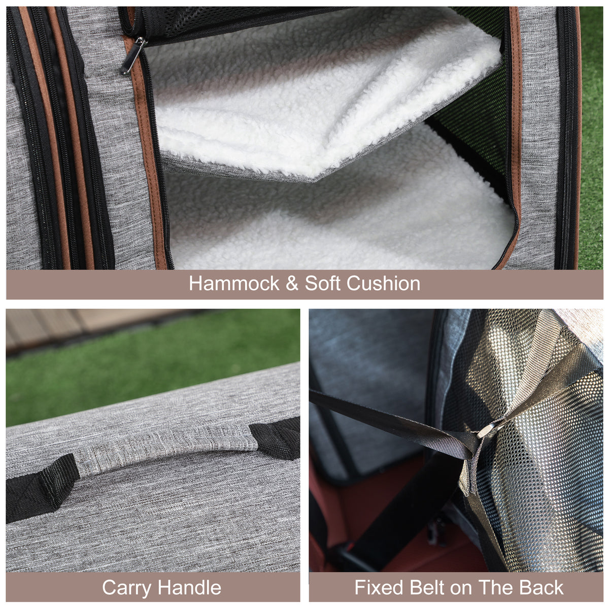 Travel Pet Crate Portable Soft Sided Cat Carrier Bag