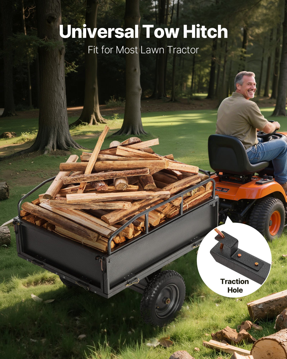500-lb steel dump cart 10 cu ft product view 3