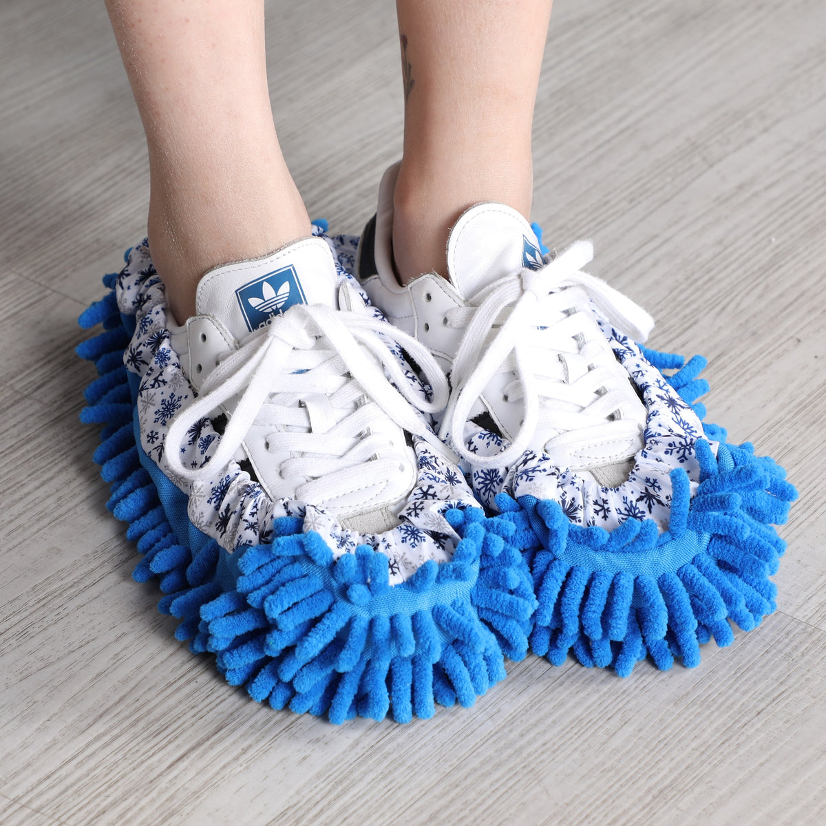 Microfiber Mop Slippers For Floor Cleaning Machine Washable And Reusable - Image 2