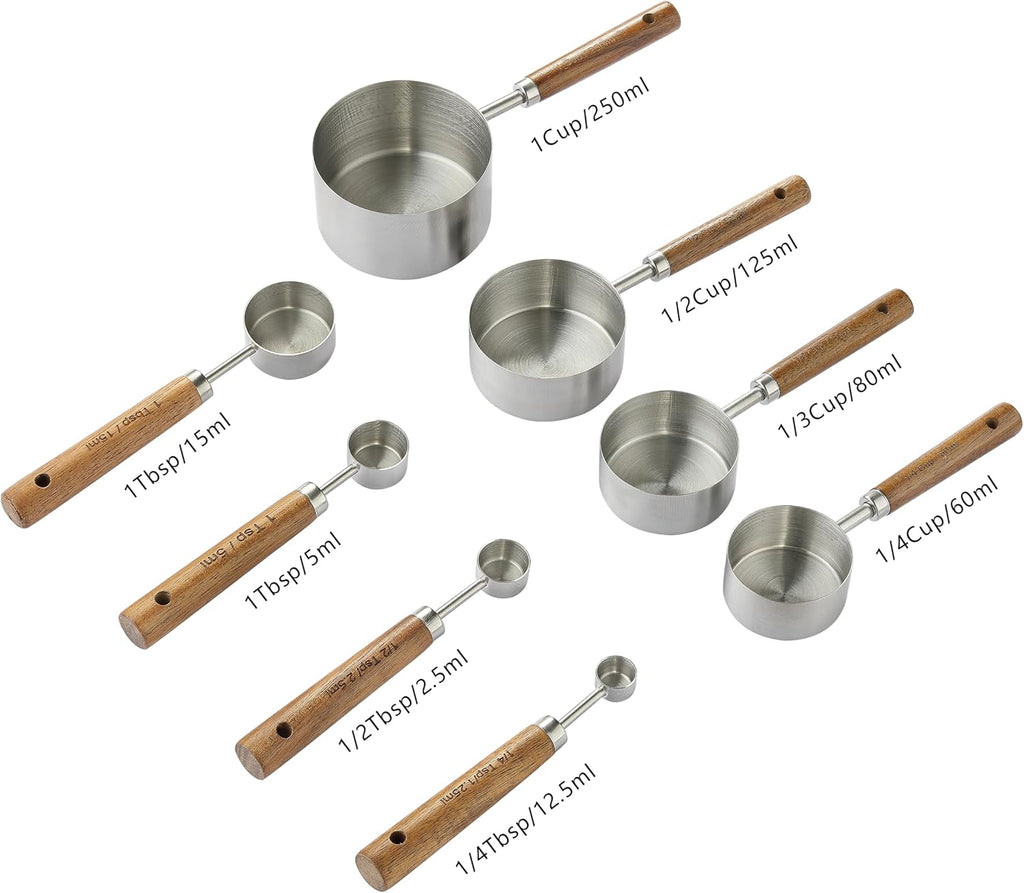 pack stainless steel measuring cups detail and structure