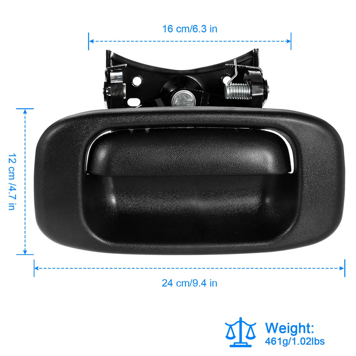 Tailgate Door Handle Bezel for 1999 2006 Chevy Silverado GMC Sierra Exterior - Image 2