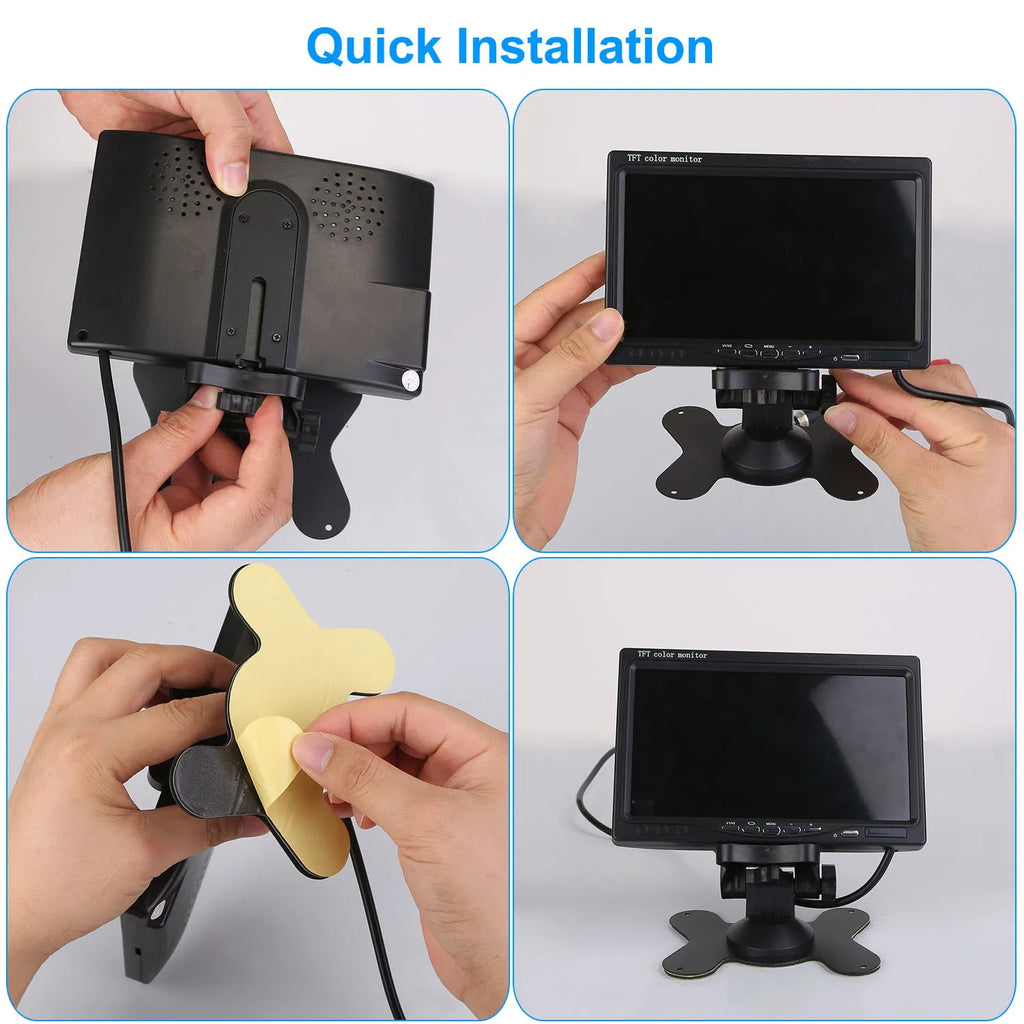 7In Screen Backup Camera System Vehicle Rear View Monitor Kit IP67 Waterproof - Image 5