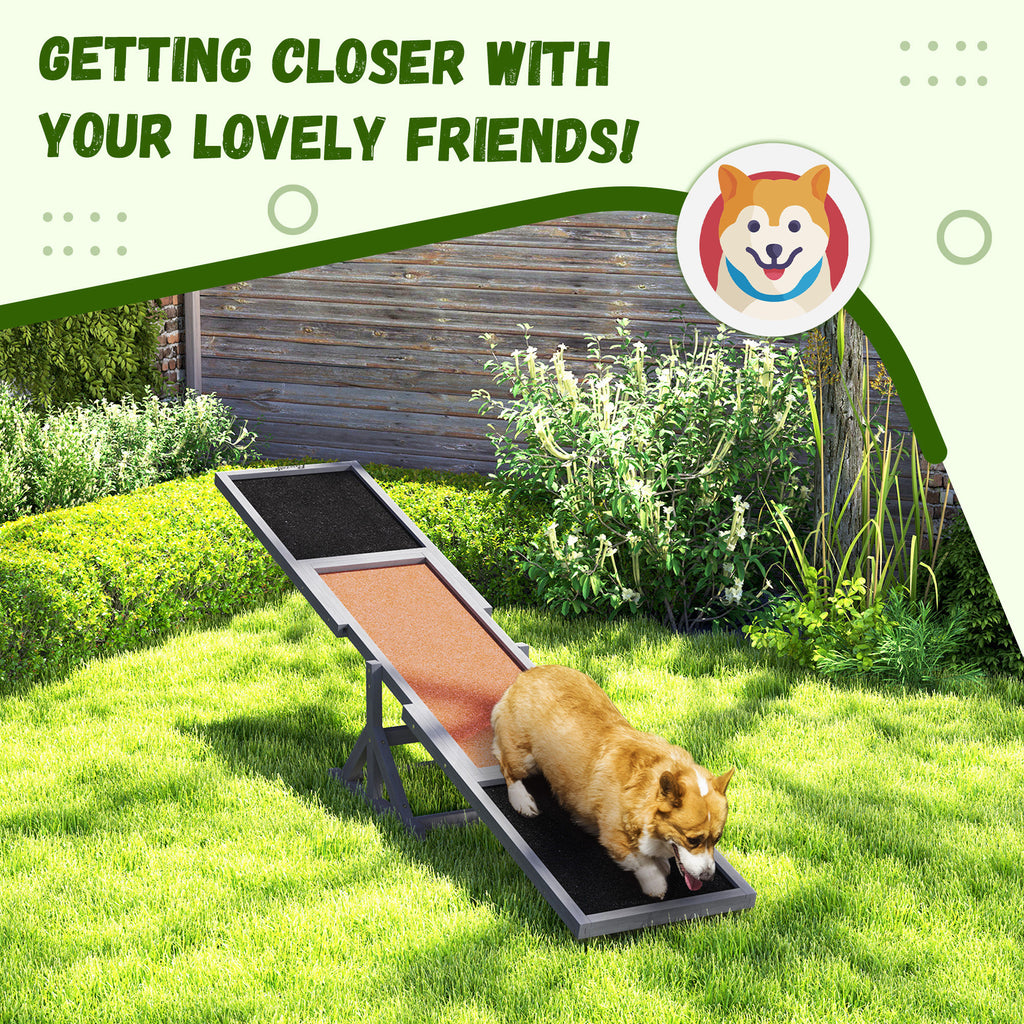 Wooden Dog Agility Seesaw for Training and Exercise Weather Resistant 83" L x - Image 5