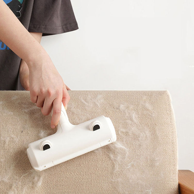 pet hair remover roller lint in use lifestyle