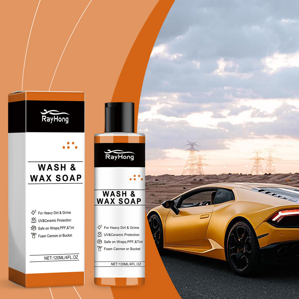Orange Car Wash Soap Home Concentrated Decontamination Shine - Image 3