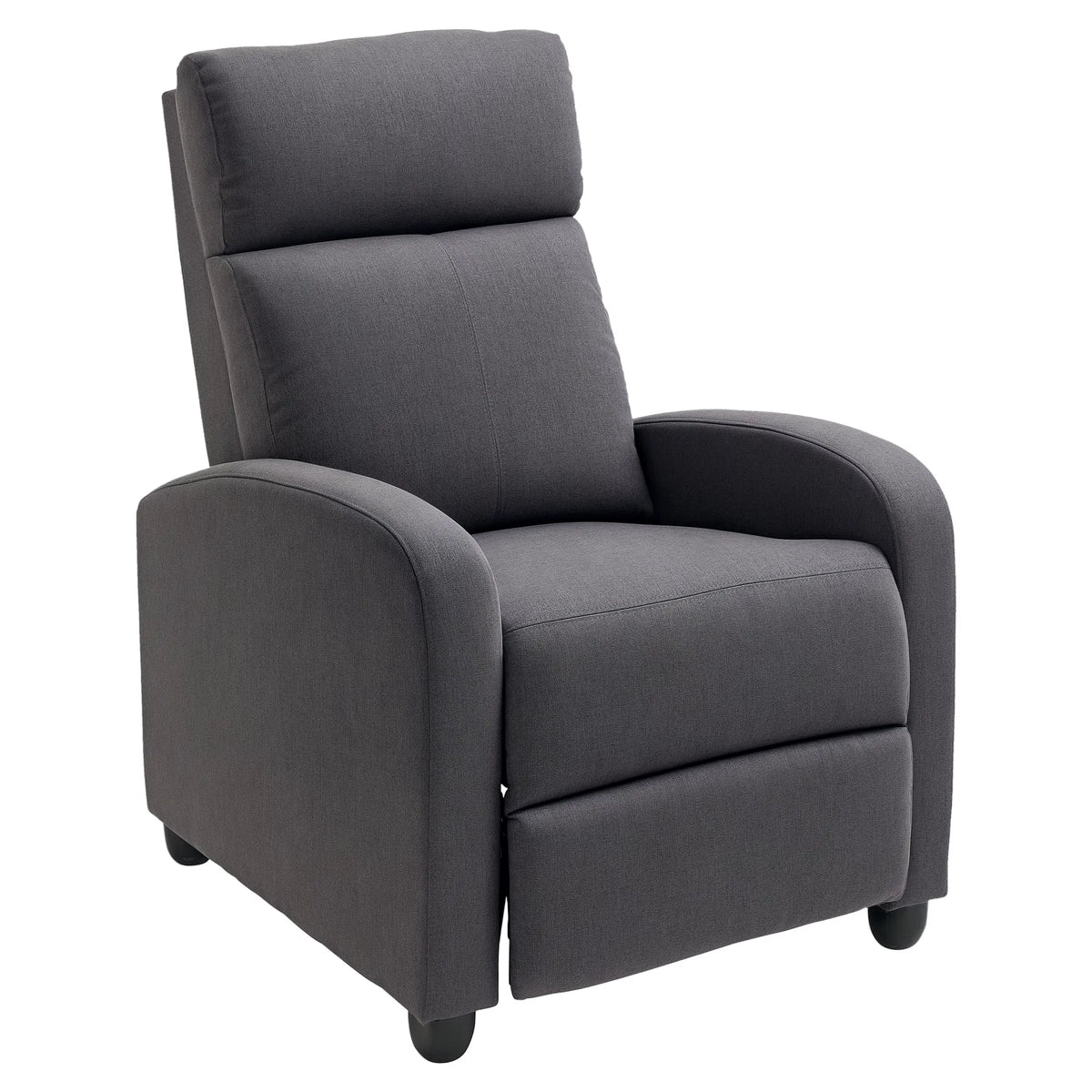Fabric Recliner Chair Manual Home Theater Seating Single Reclining Sofa Chair