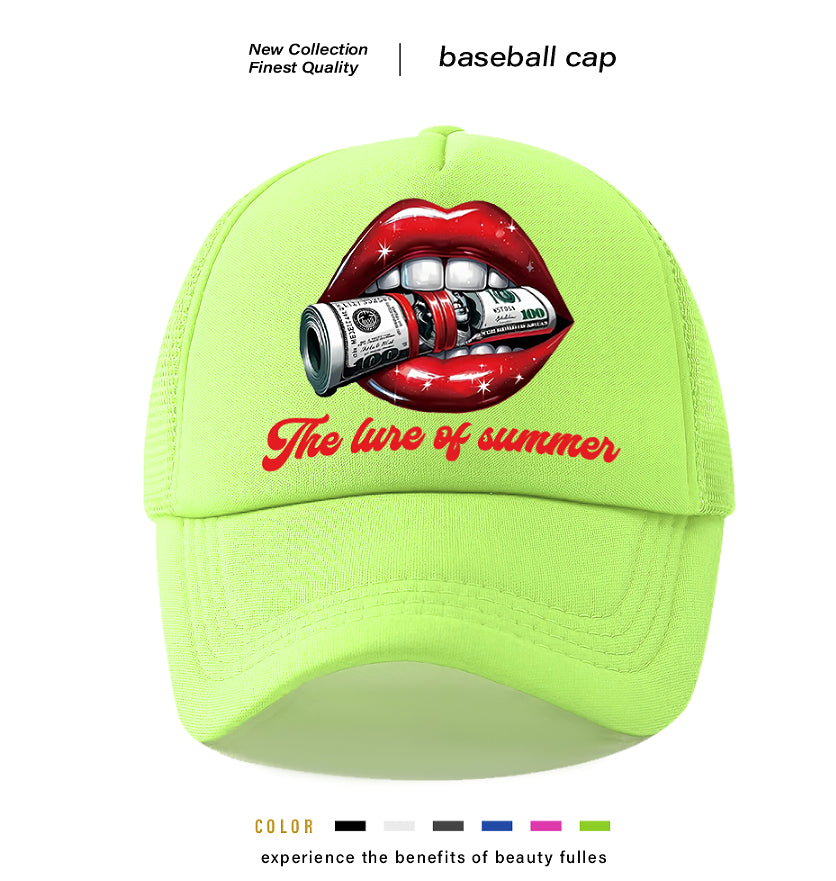 men's casual baseball cap hat detail and structure