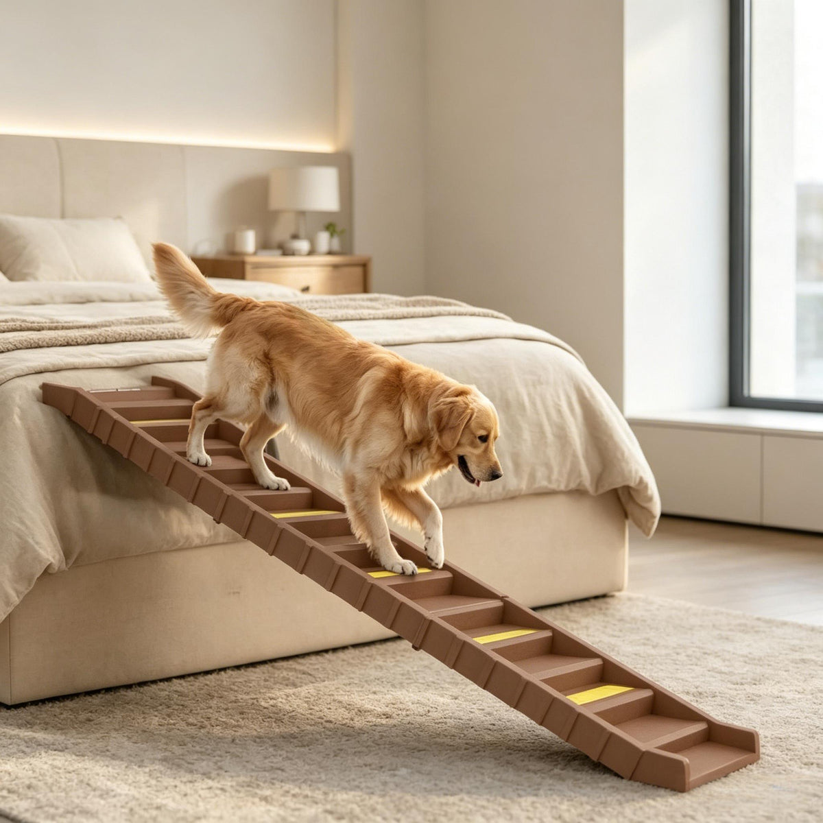 foldable dog stairs ramp for product angle 8