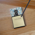 Bouvier Des Flandres Coworker Watercolor Sticky Note Holder Refillable