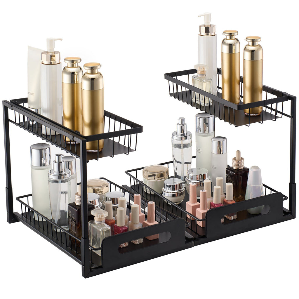 2-tier wire pull out cabinet product angle 7