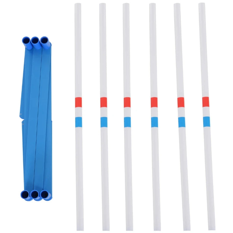 Dog Agility Equipment Dog Weave Pole Set Agility Starter Kit Pet Outdoor - Image 4