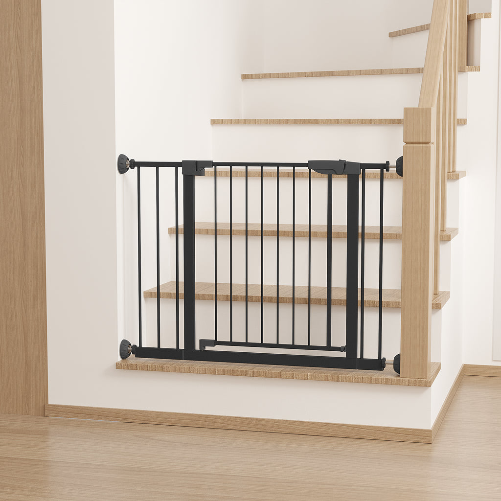 29.5 45.3" Wide Baby Gate with wall protector for Stairs Dog Gate Indoor for - Image 3