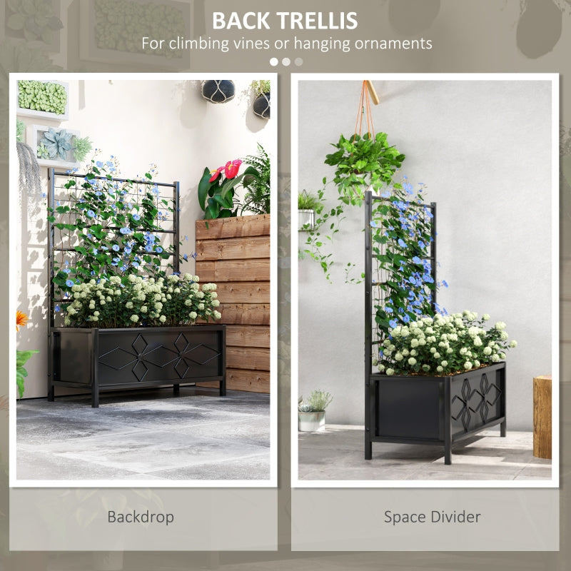Outdoor Planter Box Galvanized Raised Garden Bed - Image 5