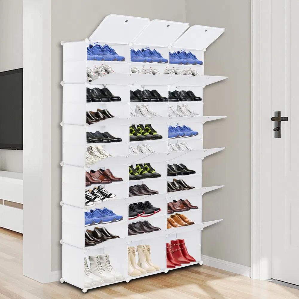 12-tier portable 72 pair shoe dimensions and features