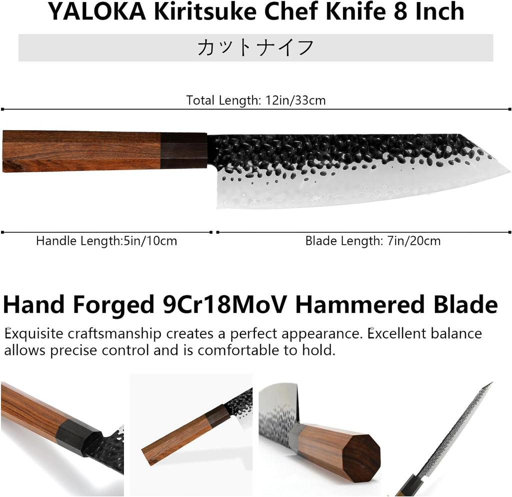 8 Inch Gyuto Knife Professional Japanese Chef Knife 3 Layers 9CR18MOV High - Image 3