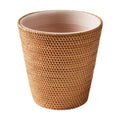 Rattan Bathroom Trash Can