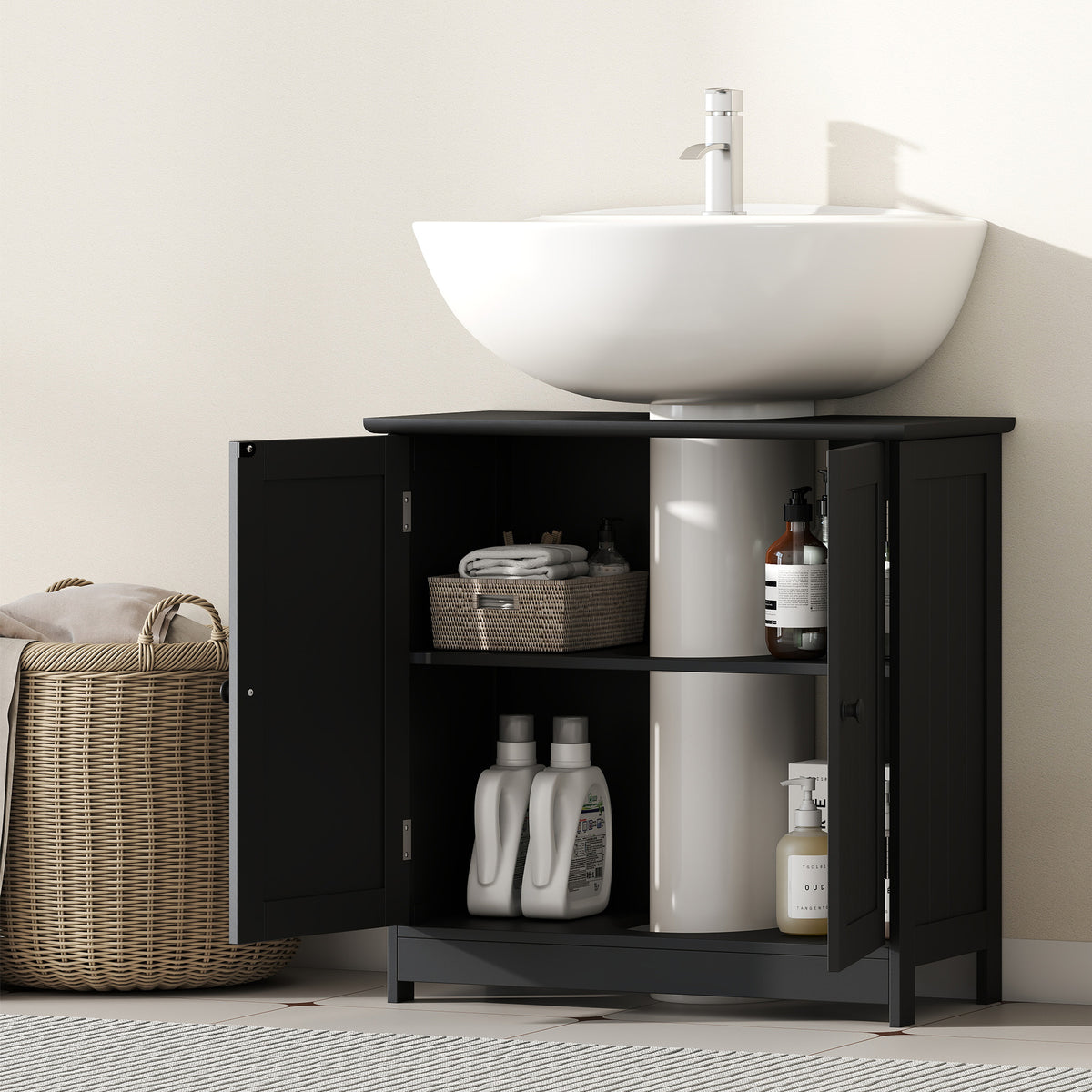 under sink bathroom cabinet pedestal product angle 6
