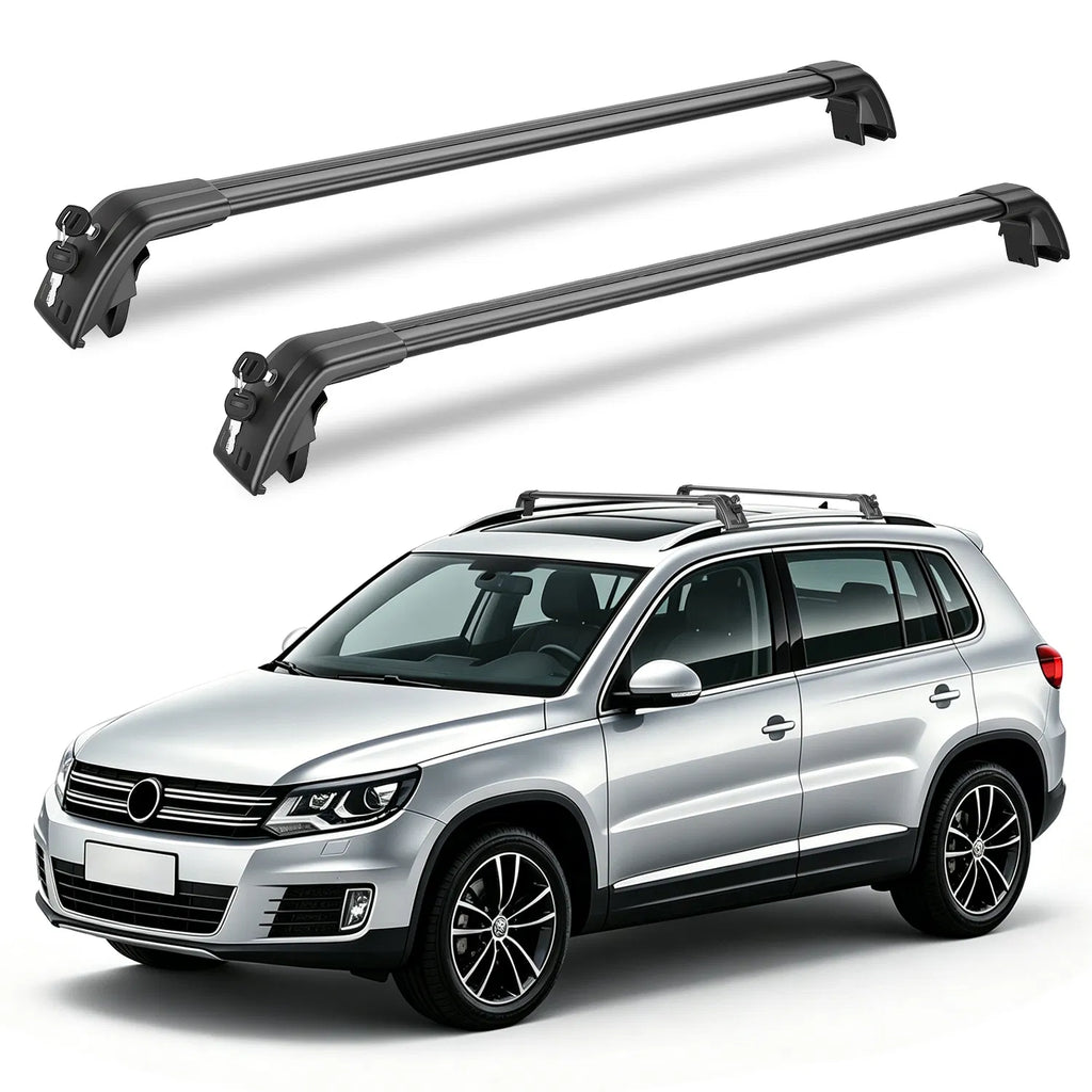 Roof Rack Cross Bars Fit for Volkswagen Tiguan 2018 2026 & Taos 2022 2026 with - Image 5