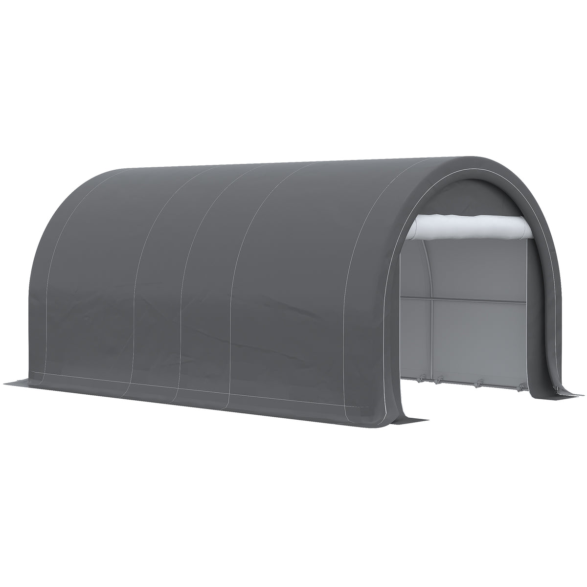 10 x 16 Carport Heavy Duty Portable Garage Storage Tent with Large Zippered - Image 5