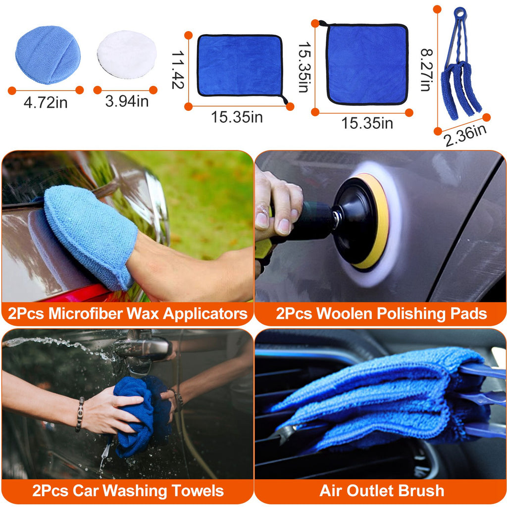 26pcs car detailing brush kit product angle 7