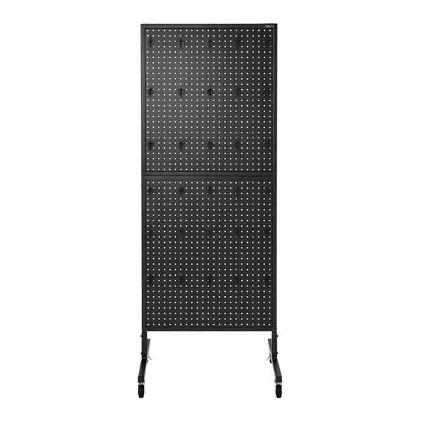 23.6 X 63 In Standing Pegboard Display Stand With 30 Hooks For Grocery & - Image 2