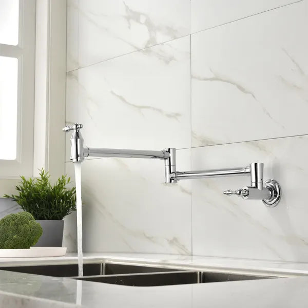 Folding faucet Pot Filler Faucet Wall Mount - Image 5
