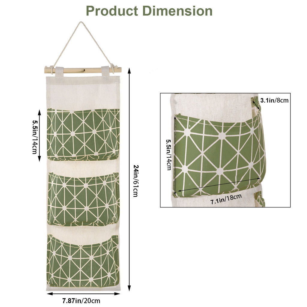 1pc wall mounted storage bag product angle 7