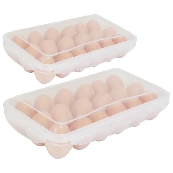 2pcs egg holder stackable plastic main view