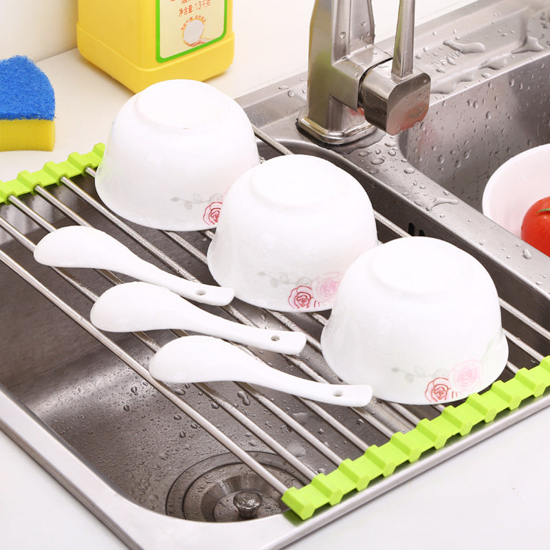sink bowl rack stainless steel detail and structure