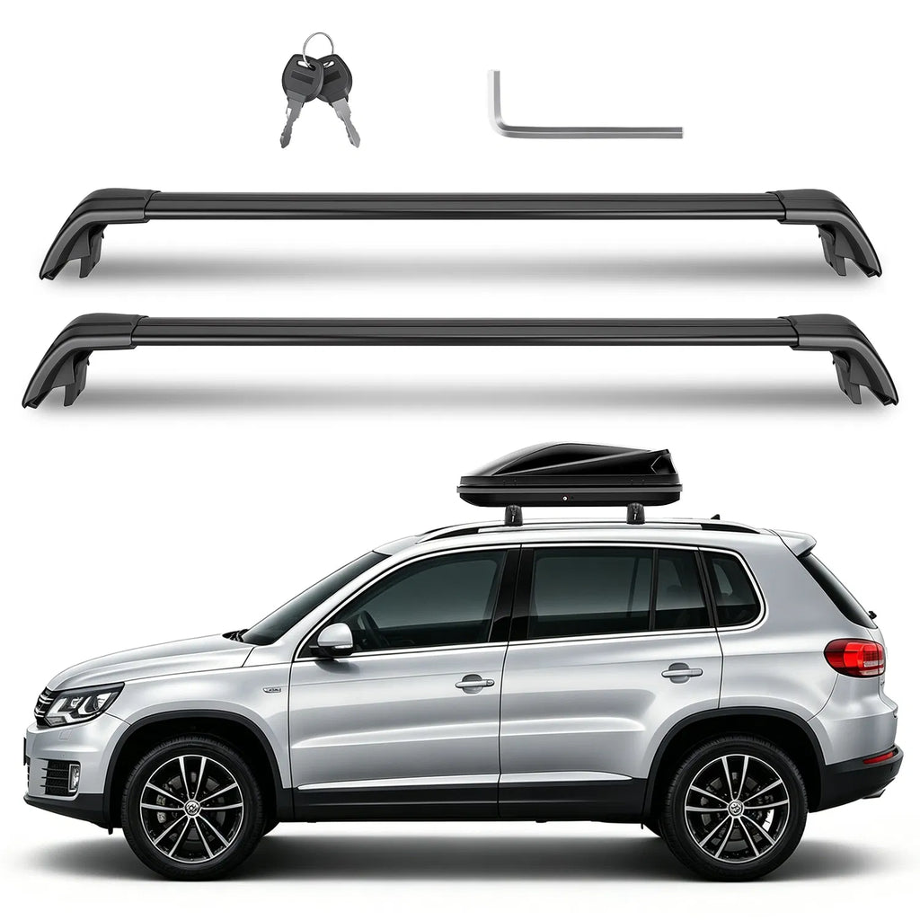 Roof Rack Cross Bars Fit for Volkswagen Tiguan 2018 2026 & Taos 2022 2026 with