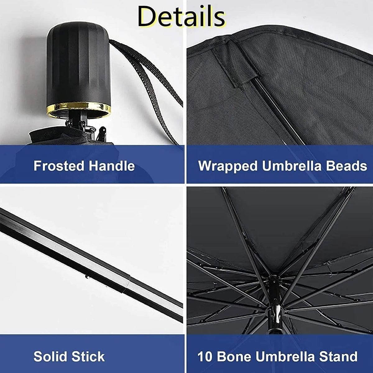 51" car windshield sun shade in use lifestyle