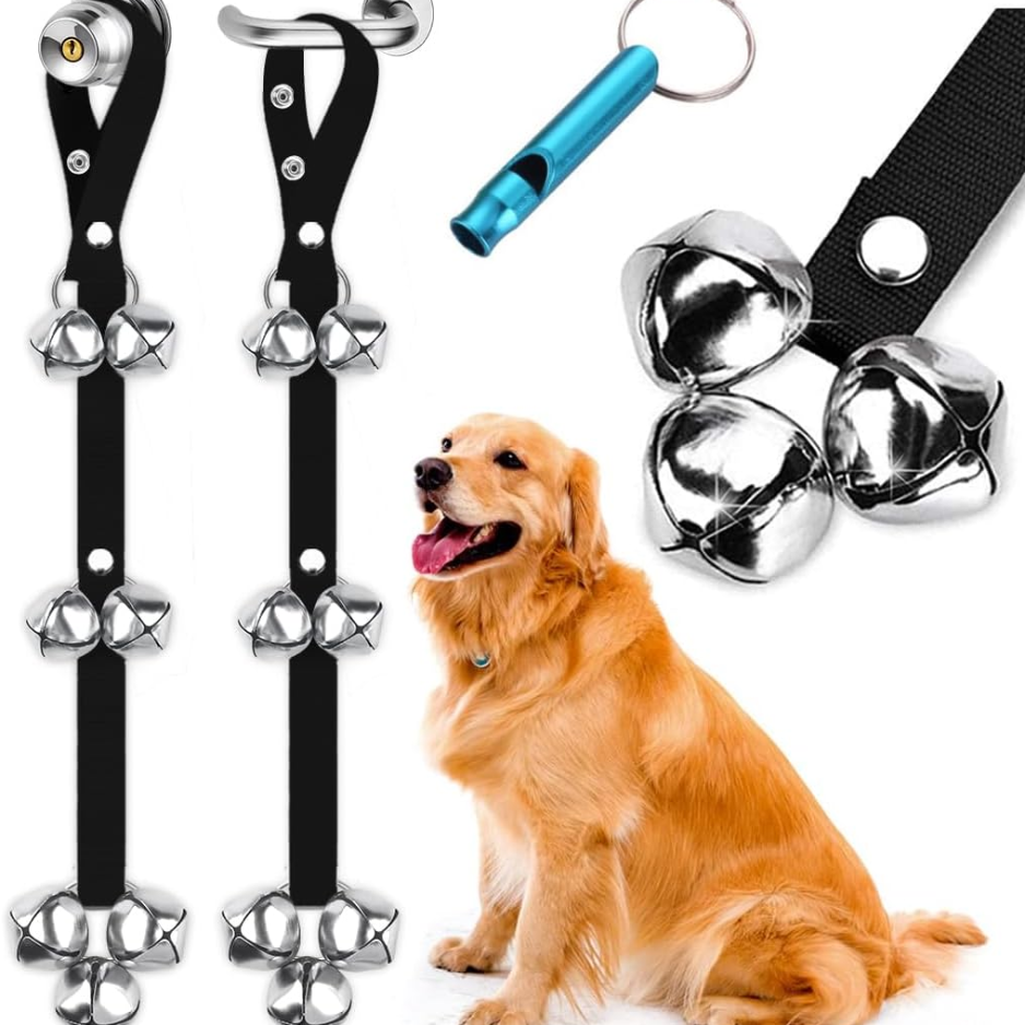 2PCS Dog Doorbells For Potty Training Adjustable Puppy Training Bells - Image 2