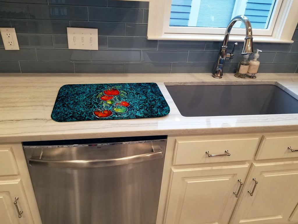 Maters Tomatoes Dish Drying Mat Absorbent Dish Drying Mat Pad for Kitchen - Image 4