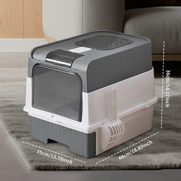 GreyMagic Cube Intelligent Cat Litter Box Free Hands Enjoy Pure Life & - Image 2