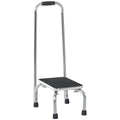 Metal Step Stool with Handle 1 Step Ladder Wide Anti Slip for Outdoor Indoor