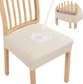 Waterproof Dining Chair Seat Covers Set Of Protective Washable For Room