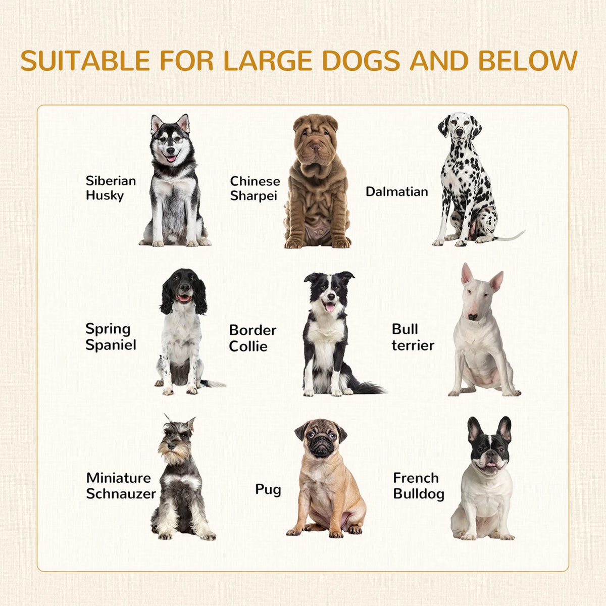 Pet Crate End Table with Water resistant Cushion or Large Medium Dogs White - Image 3