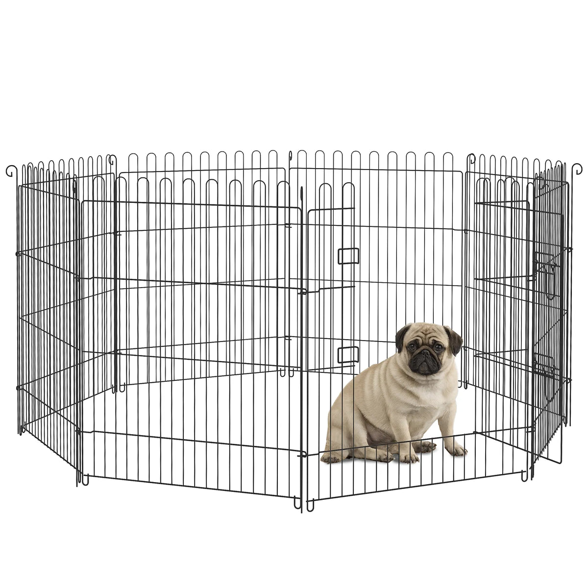 30inch 8 Panel Octagon Pet Exercise Playpen Crate Foldable Dog Cage Pen Puppy - Image 2