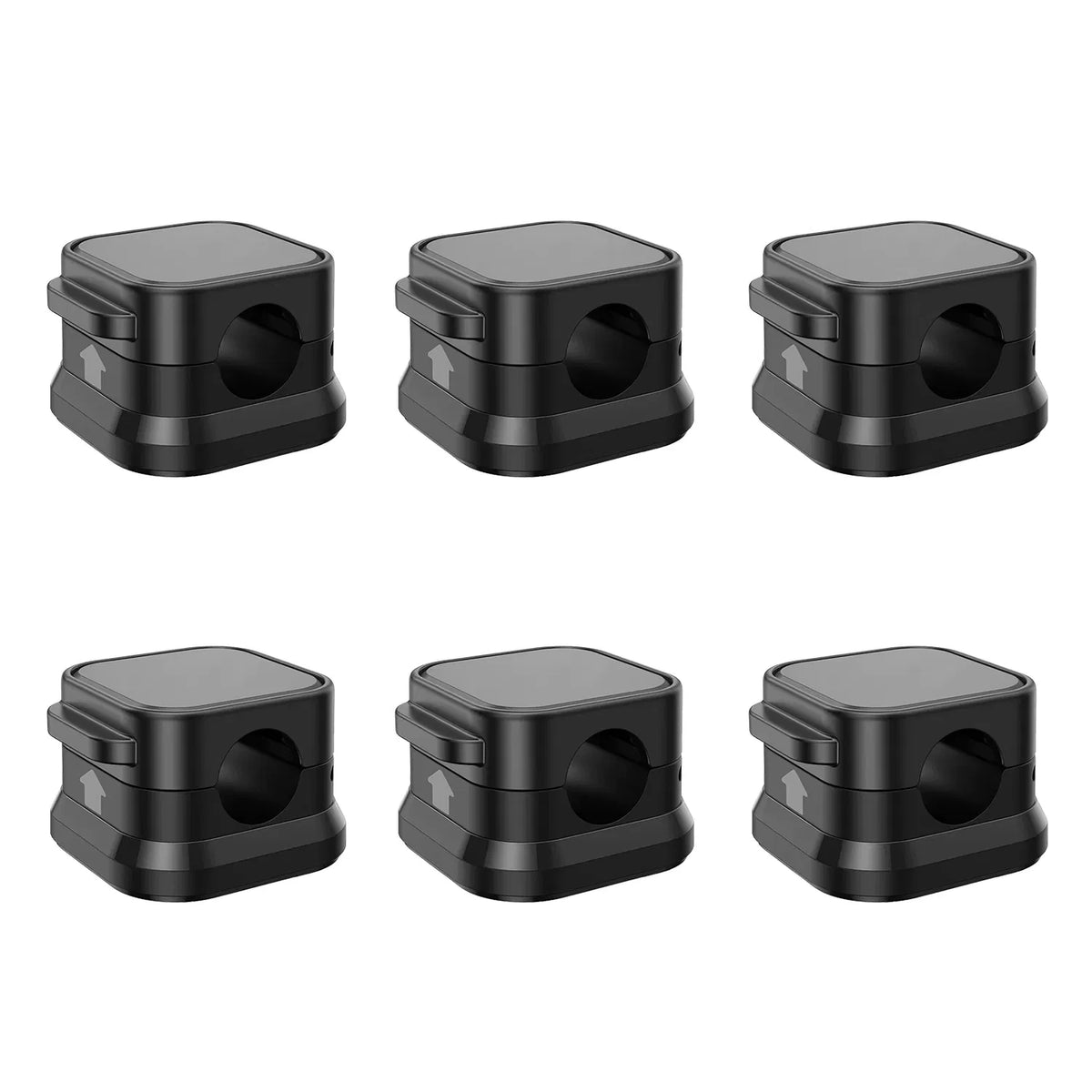 6 Pack Magnetic Cable Clips Magnetic Cord Organizer Adhesive Wire Holder For - Image 3