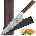 Japanese Vanadium Steel Chef Knife 7.8 INCH Sharp Kitchen Knives With Laser