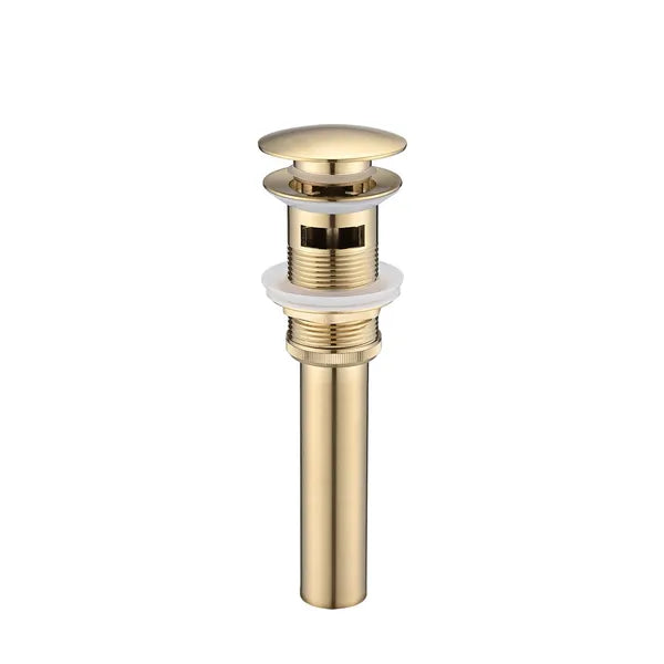 Bathroom Sink Drain With Overflow Vessel Sink Lavatory Vanity Pop Up Drain - Image 3