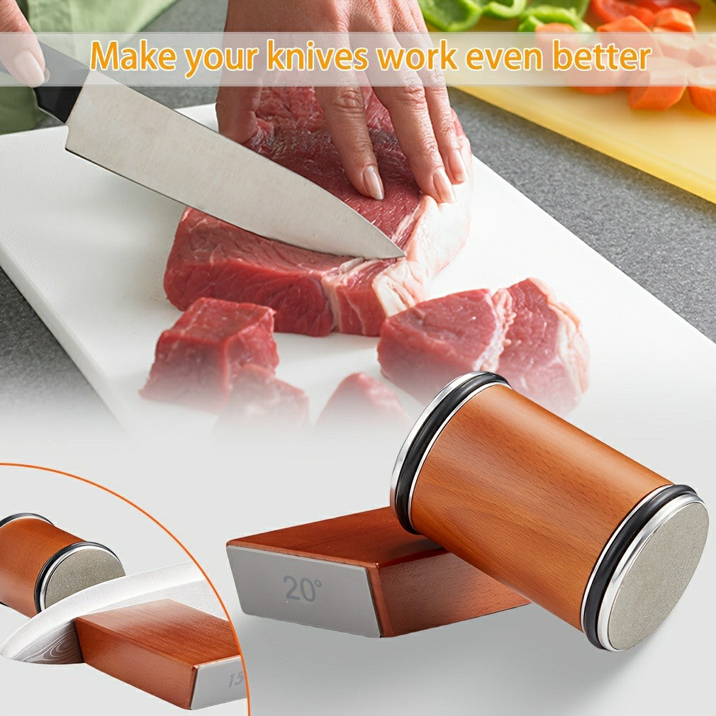 Roller Knife Sharpening Kit With Diamond Dual Grind Rolling Knife Sharpener - Image 3