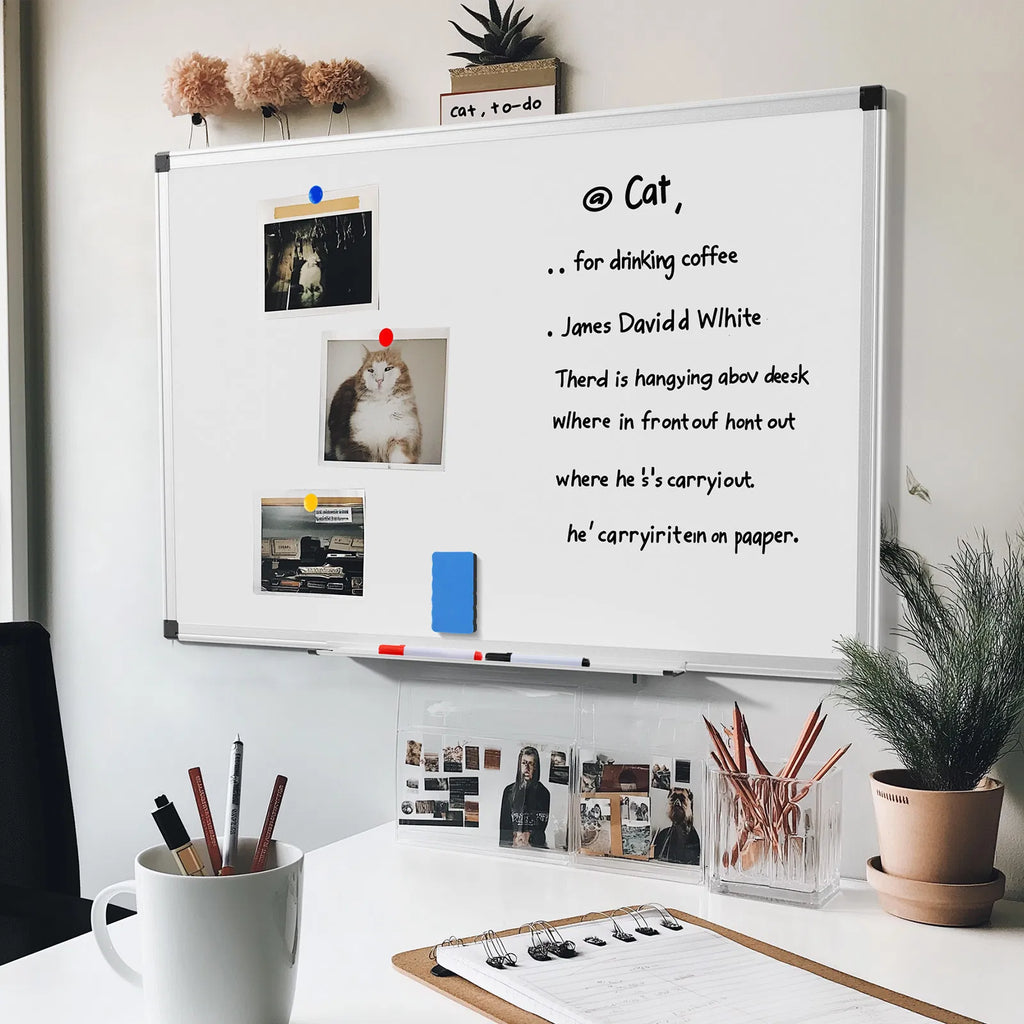 Magnetic Dry Erase Board 36 X 24 Inches White Board for Home Office - Image 3
