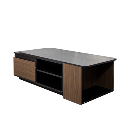 Extendable Coffee Table with Two Drawers