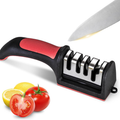 Professional 4 in 1 Manual Knife & Scissors Sharpener Tungsten & Ceramic