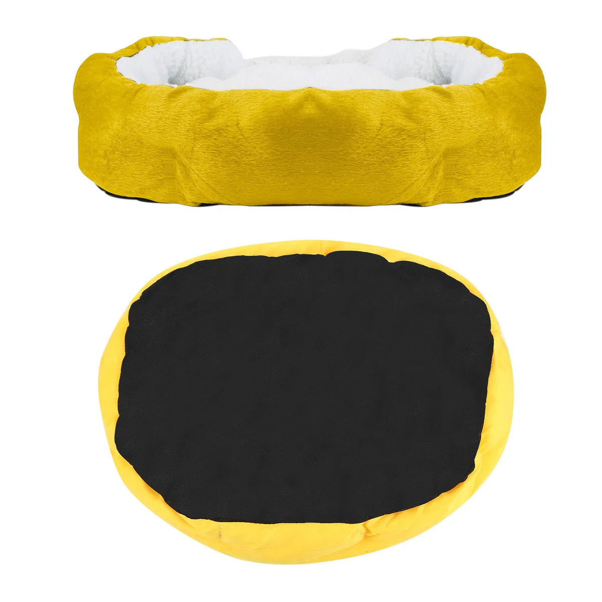 Pet Dog Bed Soft Warm Fleece Puppy Cat Bed Dog Cozy Nest Sofa Bed Cushion For S/M Dog