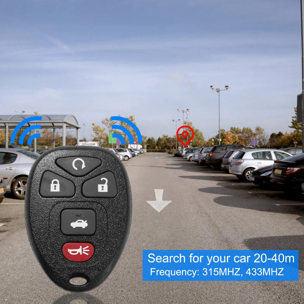 2 Keyless Entry Car Key Remote Key Fob Case Button Pad Replacement for - Image 5