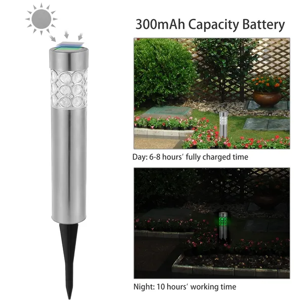 Solarek 6 Pack Outdoor Solar Light IP44 Waterproof RGB Garden Lamp Landscape - Image 4