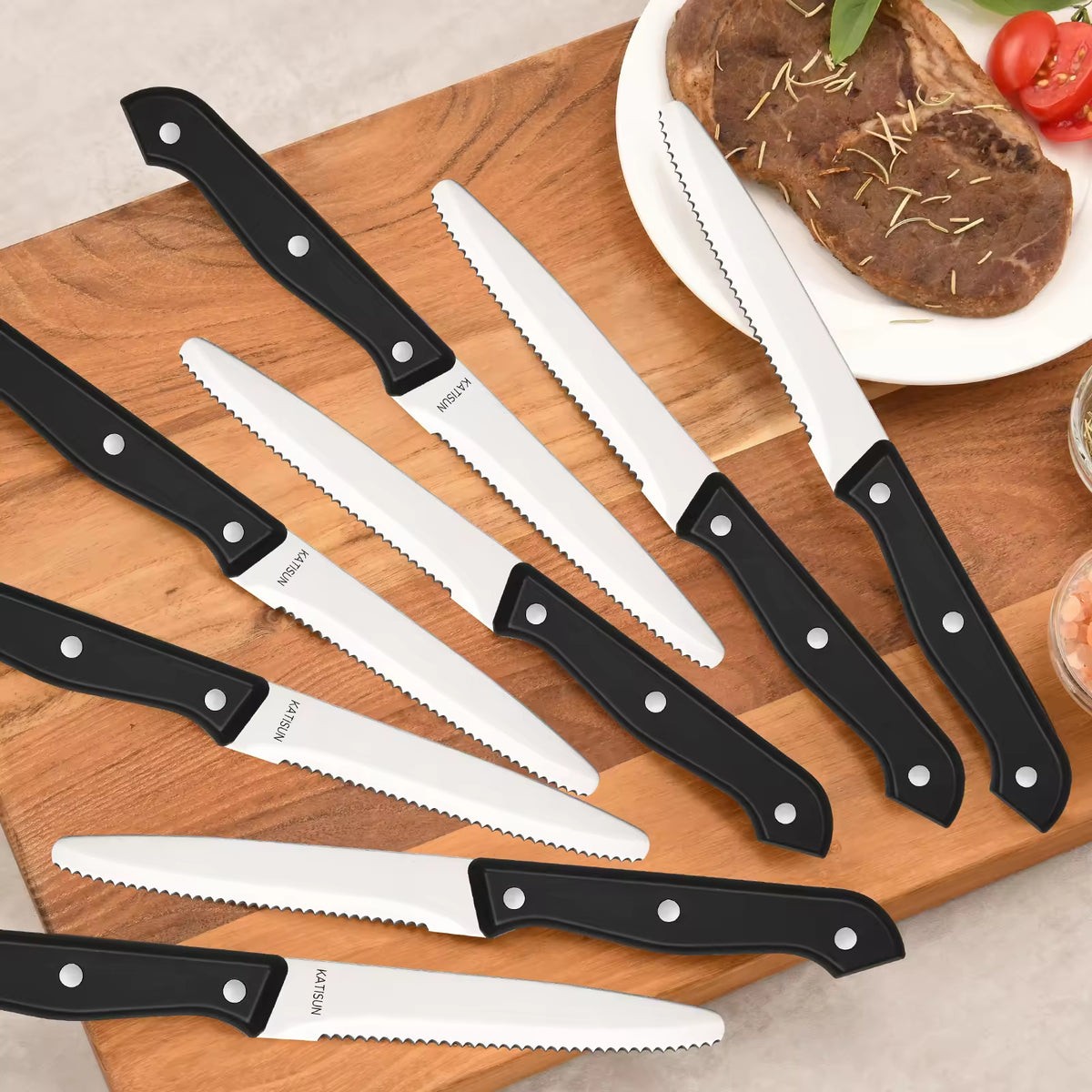 12 piece Kitchen Knife And Accessory Set With High carbon Stainless Steel - Image 3