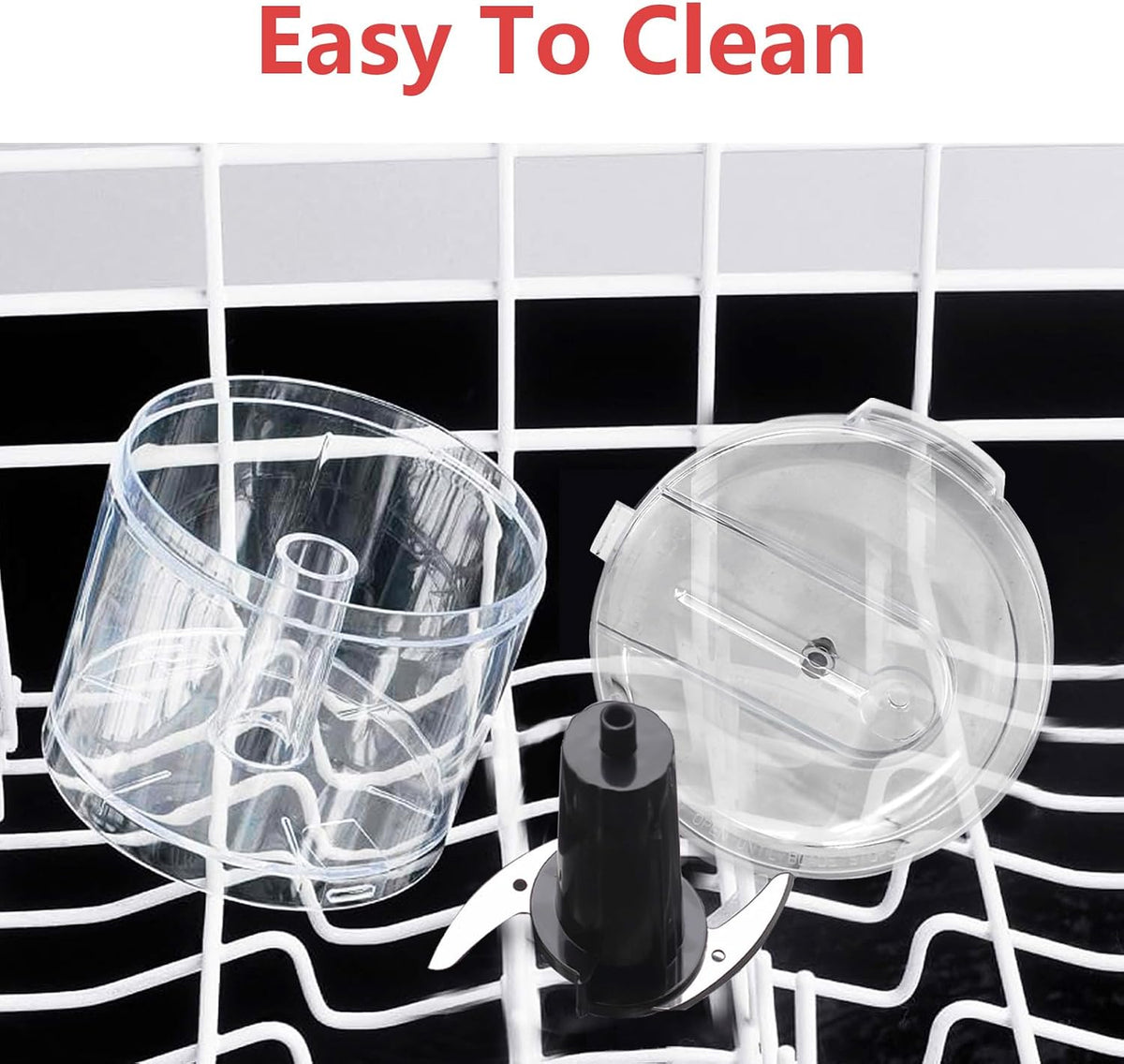 Mini Food Processor 1.5 Cup Electric Food Chopper Compact Food Prep Machine - Image 2